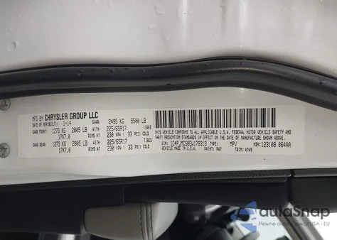 2014 Jeep Cherokee Latitude z USA, uszkodzony, nr VIN 1C4PJMCS8EW179313